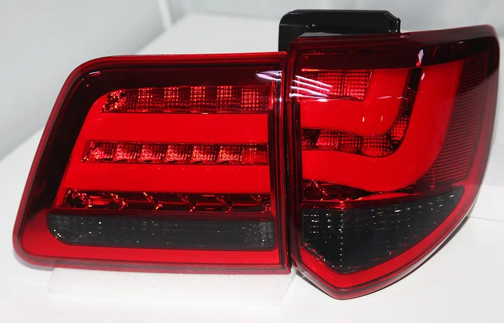 4 шт. автомобильный тюнинг светодиодный задний фонарь для Toyota Fortuner светодиодный задний фонарь 2012 2013 год задний фонарь