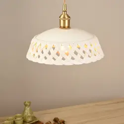 LukLoy светодиодный ручной светильник керамический подвесной Медь подвесной светильник Керамика s Костюмы Настенный светильник Ночной бар