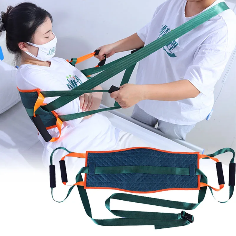 Transfer Moving Auxiliary Shift Belt For Patient Elderly Wheelchair Bed