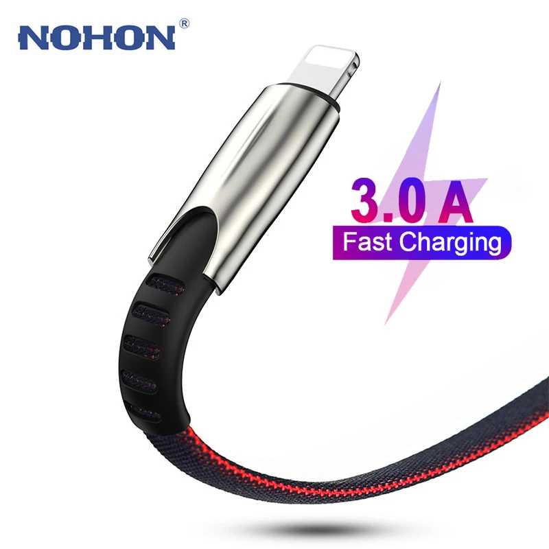 1M 2M 3M Metal Braided Data USB Charger Cable