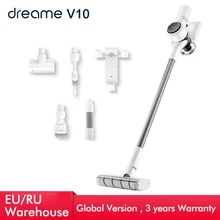 Dreame v10 handheld aspirador de pó sem fio 22kpa sem fio portátil filtro ciclone tapete carro poeira recolher ácaros varredura limpo
