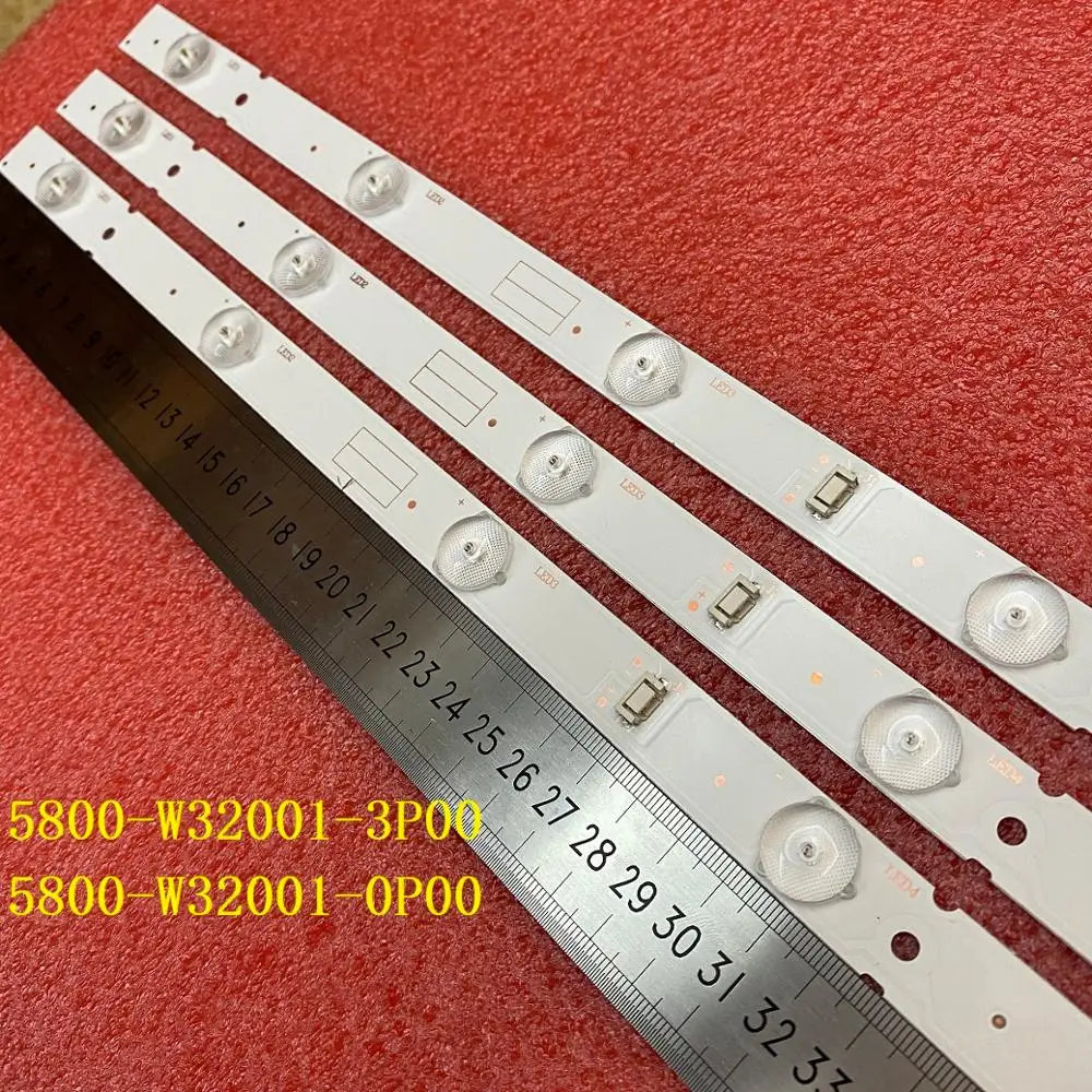 3 шт./компл. светодиодный подсветка полосы для Skyworth 32E3500 32E360E 32X3000 32E3000 32HX4003 5800 W32001