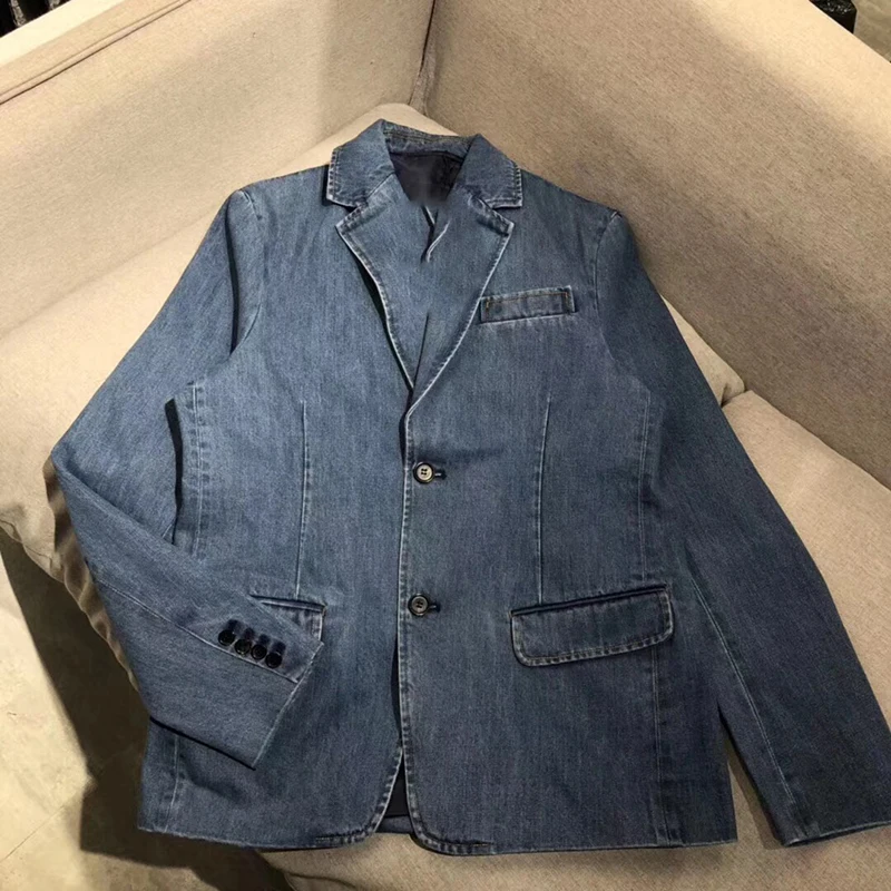 Famous Brand Jeans Jacket for Women High Quality Long Sleeve Casual Loose Style Fashion Coat 2019 new | Женская одежда