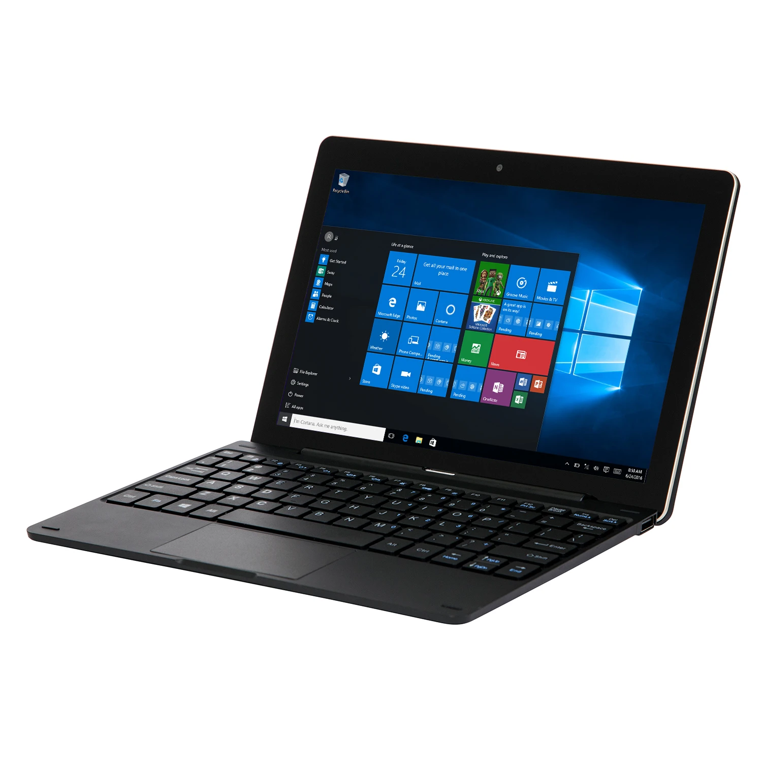 2в1 планшетный ПК 10,1 дюймов Windows 10 планшеты Trail-T3 Z735 четырехъядерный 1280*800 экран 2 Гб и 32 ГБ Micro USB Windows планшет 10,1
