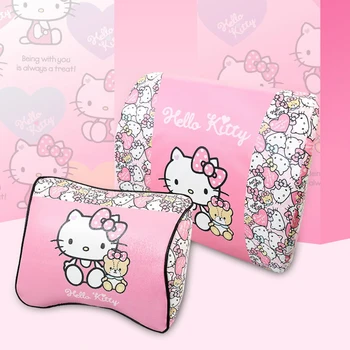 

Memory Foam Car Pillow Kitty Cat Seat Cushion Neck Pillow Waist Lumbar Universal Seat Support Back Rest Lumbar Auto Accessories