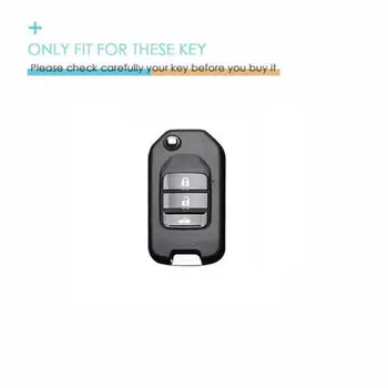 Nuova custodia per chiave auto in TPU protezione completa a 360 gradi per Honda CivIc HRV CRV XRV Crider Odyssey 2015-2018 protezione chiave remota - Nuova custodia per chiave auto in TPU protezione completa a 360 gradi per Honda CivIc