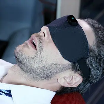 

Snore stopper Anti Snore eye mask Prevents snore Black Comfortable Sleep eye mask Snoring Solution Sleep Apnea Sleeping