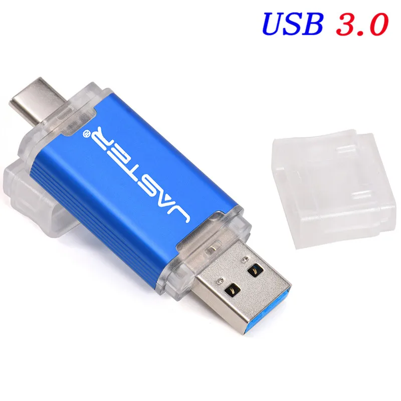 SHANDIAN Werkelijke емкость USB 3,0 type-C usb флеш-накопитель 68 ГБ/32 ГБ/16 ГБ/8 ГБ флэш-накопитель - Цвет: blue
