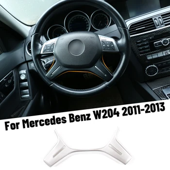 

Car ABS Steering Wheel Decoration Trim Fit for Mercedes Benz E ML GL Class W204 C180 C200 2011-2013
