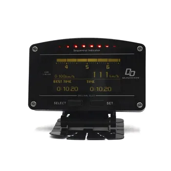 

Universal Auto gauge 10 in1 Full Sensor Kit Meter Digital Tachometer volt speed water temp oil press boost