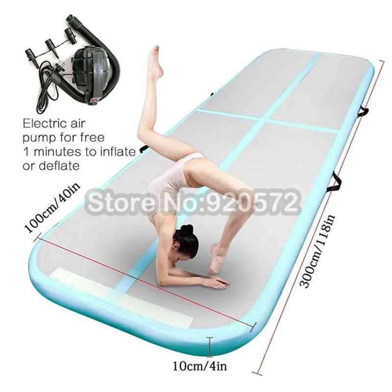 Free Shipping 3*1*0.1m Inflatable Tumble Track Trampoline Air Track