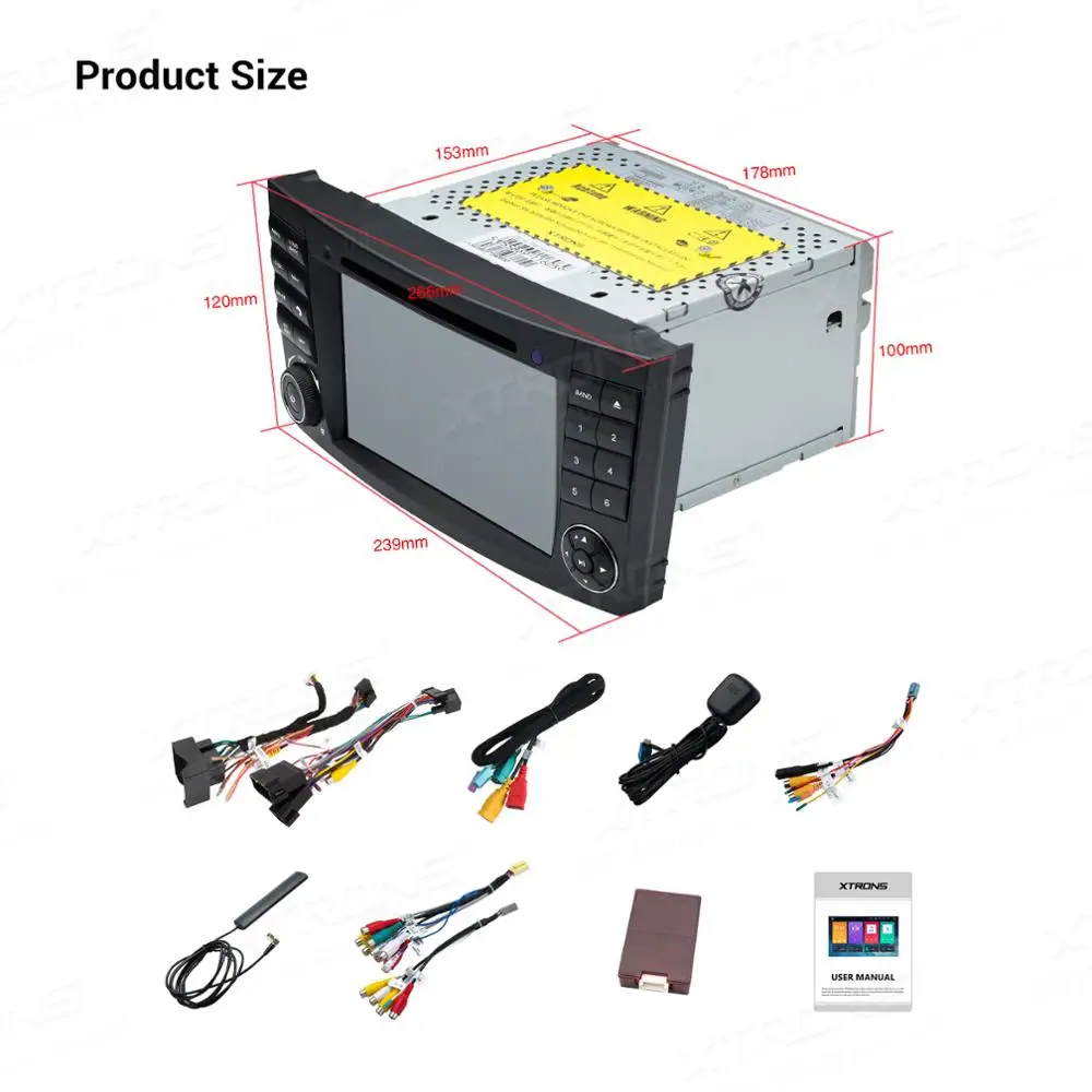 Flash Deal XTRONS PX5 Android 9.0 Radio Car DVD Player GPS OBD for Mercedes Benz E Class W211 E200 E220 E240 E270 E280 2002-2008 CLS W219 5