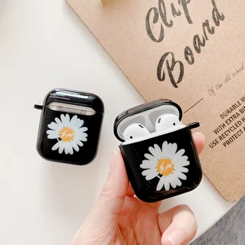 

DAISY series korea icon GD fashion fragment peace bang flower TPU soft Airpods PRO case trend design for Apple Airpods case