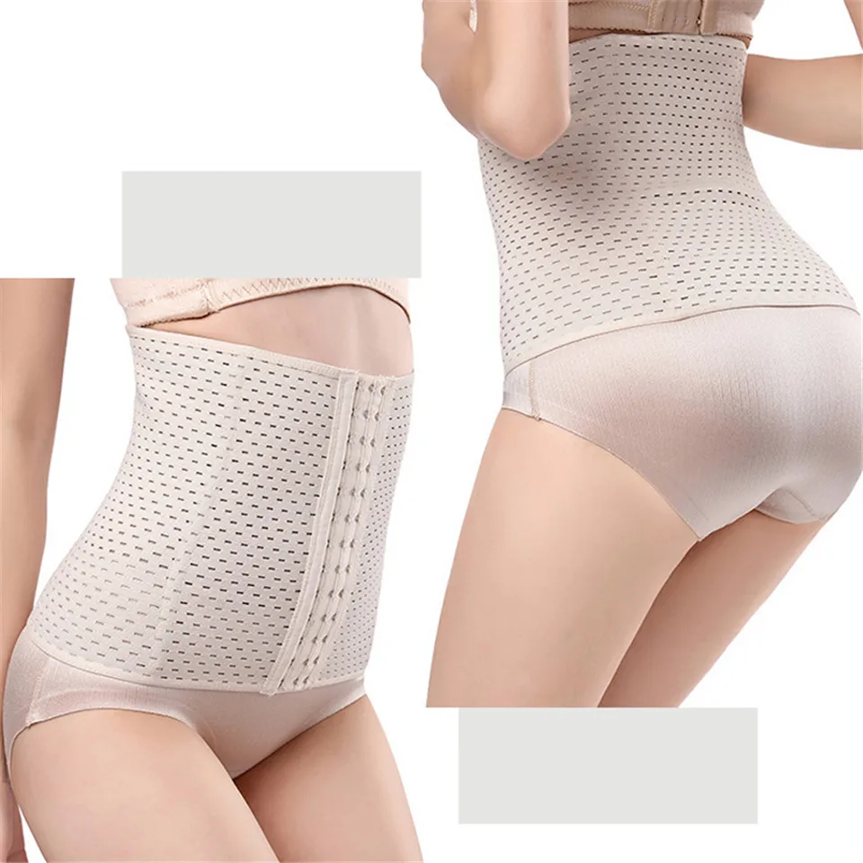 body shaper Waist Trainer Corset Belly Slimming Sheath Modeling Strap Steel Bone Corsets Tummy Reductive Abdomen Compression Shaper spanx thong