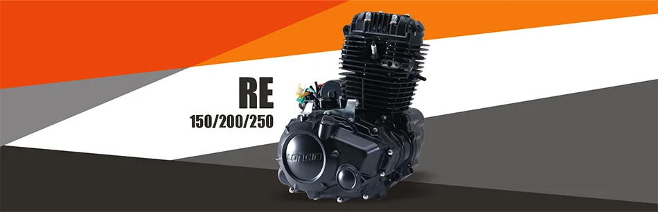 RE200 250 мотоцикл питбайк с водяным охлаждением двигатели для Loncin CR5 полный двигатель в сборе
