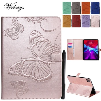

Case For Apple IPad Pro 11 Cartoon Butterfly Leather Stand Cover For Ipad Pro 11 inch 2020 2th Generation Tablet Cover Case Capa