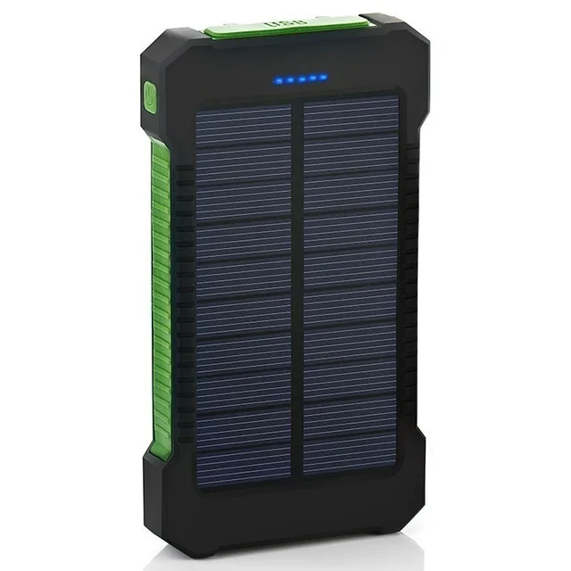 powerbanks Top Solar Power Bank Waterproof 50000mAh Solar Charger 2 USB Ports External Charger Powerbank For Xiaomi iphone with LED Light portable wireless charger Power Bank