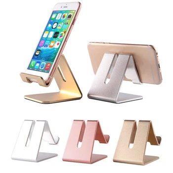 

Universal Aluminium Alloy Smart Phone Stand Desk Holder Charge Stand Cradle Mount For iPhone Metal Tablets Stand For ipad Tablet
