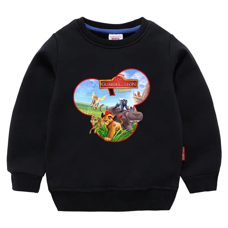 

Children The Lion King Mouse Head Sweater Children's Autumn Winter Story Sweatshirt Hoodie Christmas Black Friday Gift Clothing