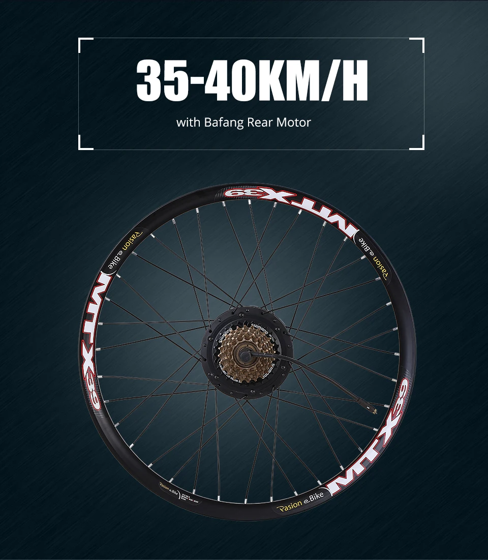 Best E BIKE Conversion Kit 48V 500W with Bafang Hub Motor Set For Electric Bike Conversion Kit with BAFANG Engine Rear Wheel Motor 1