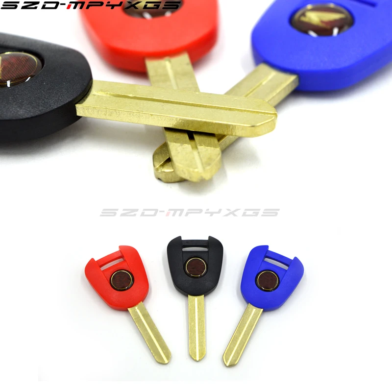 

3-color motorcycle accessories blank key street car key installable chip for Honda NC700S NC700X NC700D NC750S NC750X