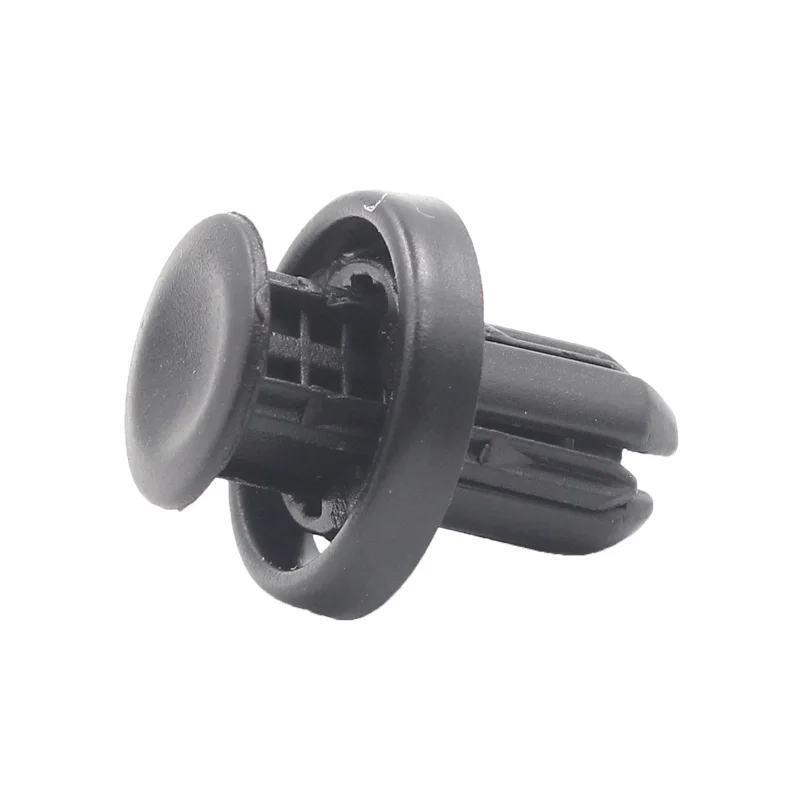 

50Pcs Diameter 10mm Black Plastic Auto Fasteners Rivets Clips Vehicle Car Bumper Door Panel Fender Liner Clips Retainer