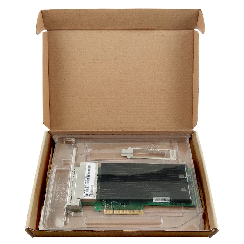 X710 T4 Ethernet конвергентный сетевой адаптер 10G PCIe Quad port Intel XL710BM1 RJ45 медь|Сетевые карты|