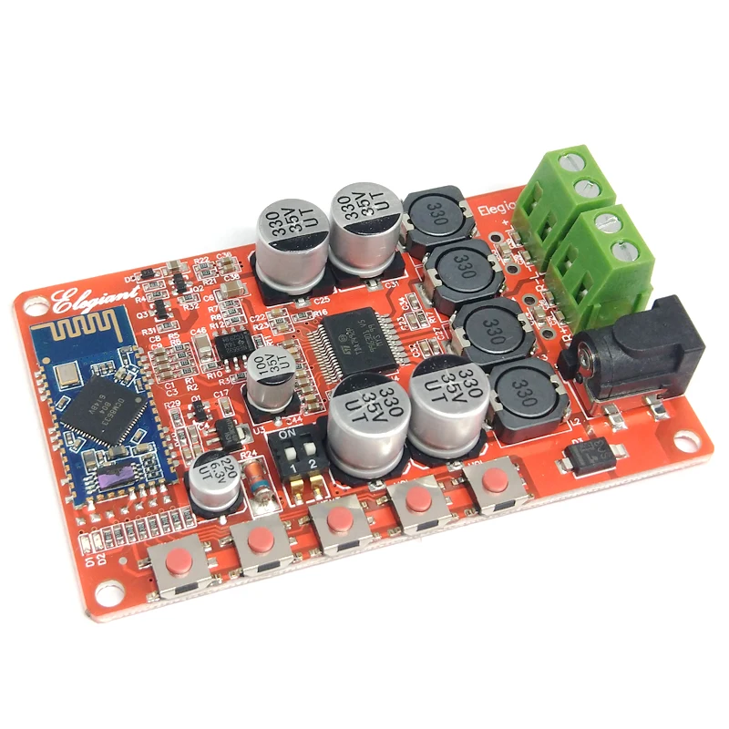 

Module Amplifier Board TDA7492P Digital Power Amplifier Chip Wireless CSR8635 Bluetooth 4.0 Receiver 2.1 Interface DC 8~25V