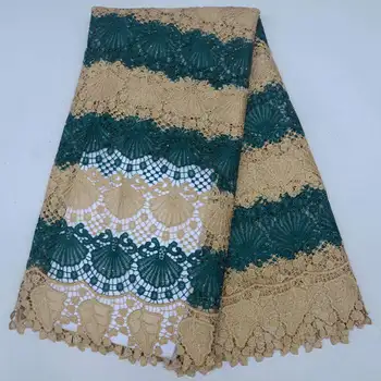 

High Quality African Lace Fabric For Wedding dress Embroidered France mesh Lace Fabrics nigerian Guipure Cord Lace Fabric XDR02