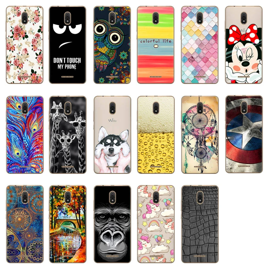 

Phone Case for Fundas Wiko Jerry 2 3 Case Silicone Soft TPU Cartoon Cute for Wiko Jerry 2 3 Jerry2 Jerry3 Back Cover funda capa