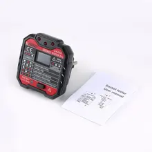 UYIGAO Портативный Мини цифровой вольтметр разъем тест er зарядное устройство детектор Тест er напряжение тестер er выключатель Finder RCD тест UA20D