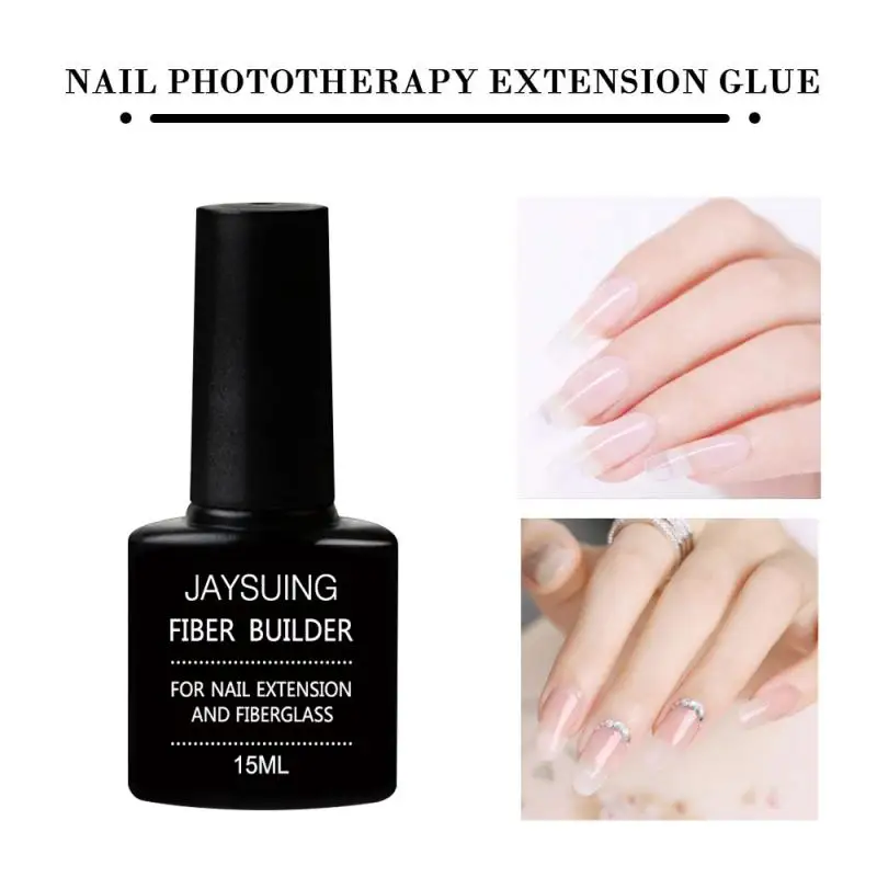 1 Pcs 15ml Nail Extension Gel Fiber Build Glue Gel Repair Glue Nail