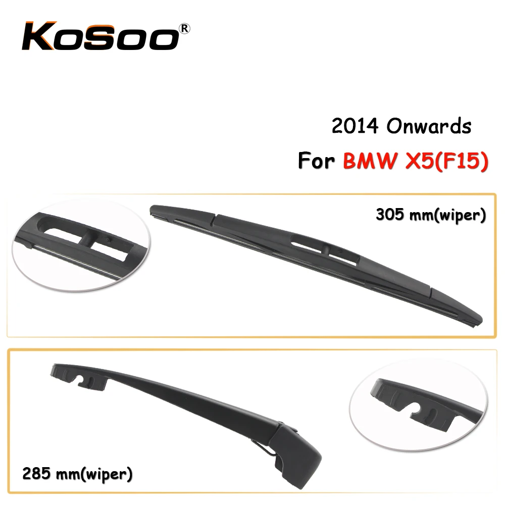 KOSOO Auto Rear Car Wiper Blade For BMW X5(F15),305mm 2014 Onwards Rear Window Windshield Wiper