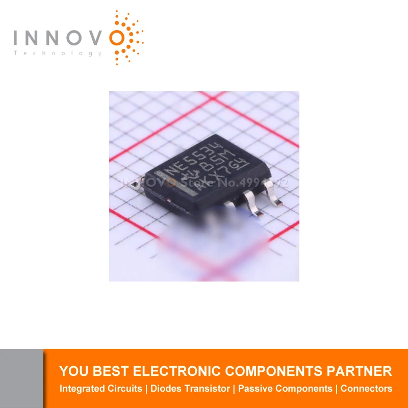 INNOVO 10 шт./лот NE5534DR LM318MX/NOPB MC33202VDR2G LMV358DR2G MCP607-I/SN OPA2337UA/2K5 лапками углублением SOP-8 новый
