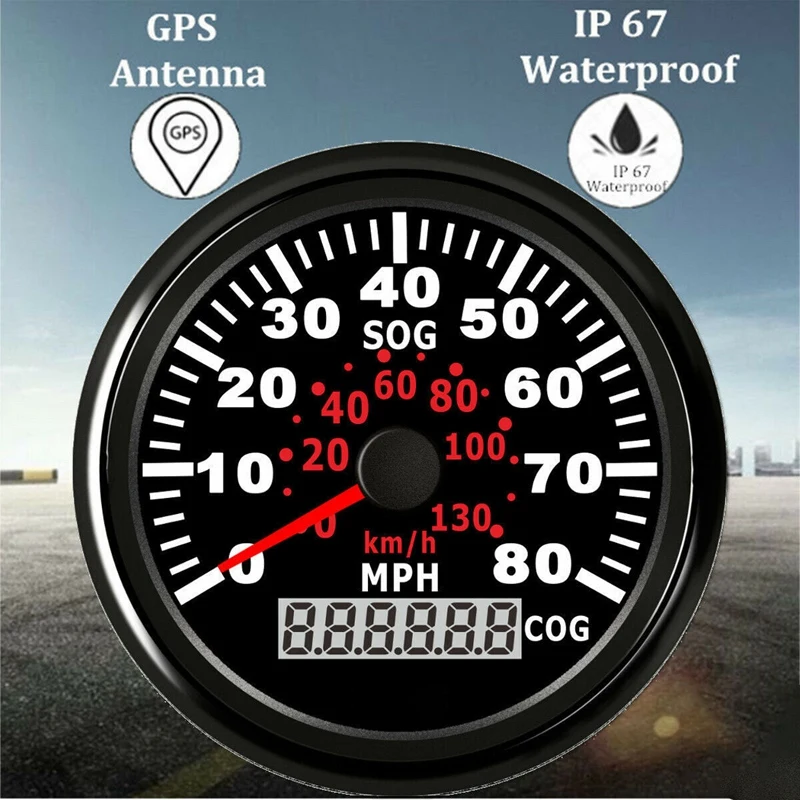 Универсальный Gps скоростной датчик скорости 0 80 миль/ч для мотоцикла лодки яхты