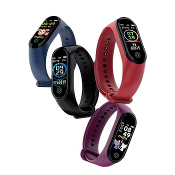 

M4 Smart Fitness bracelet Fitness Tracker band heart rate monitor blood pressure watch Pedometer Health Smart Wristband Clock