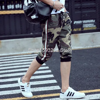 

Men Leisure Camouflage Seven Points Pants Middle Pants Leisure Tooling Harlan Shorts