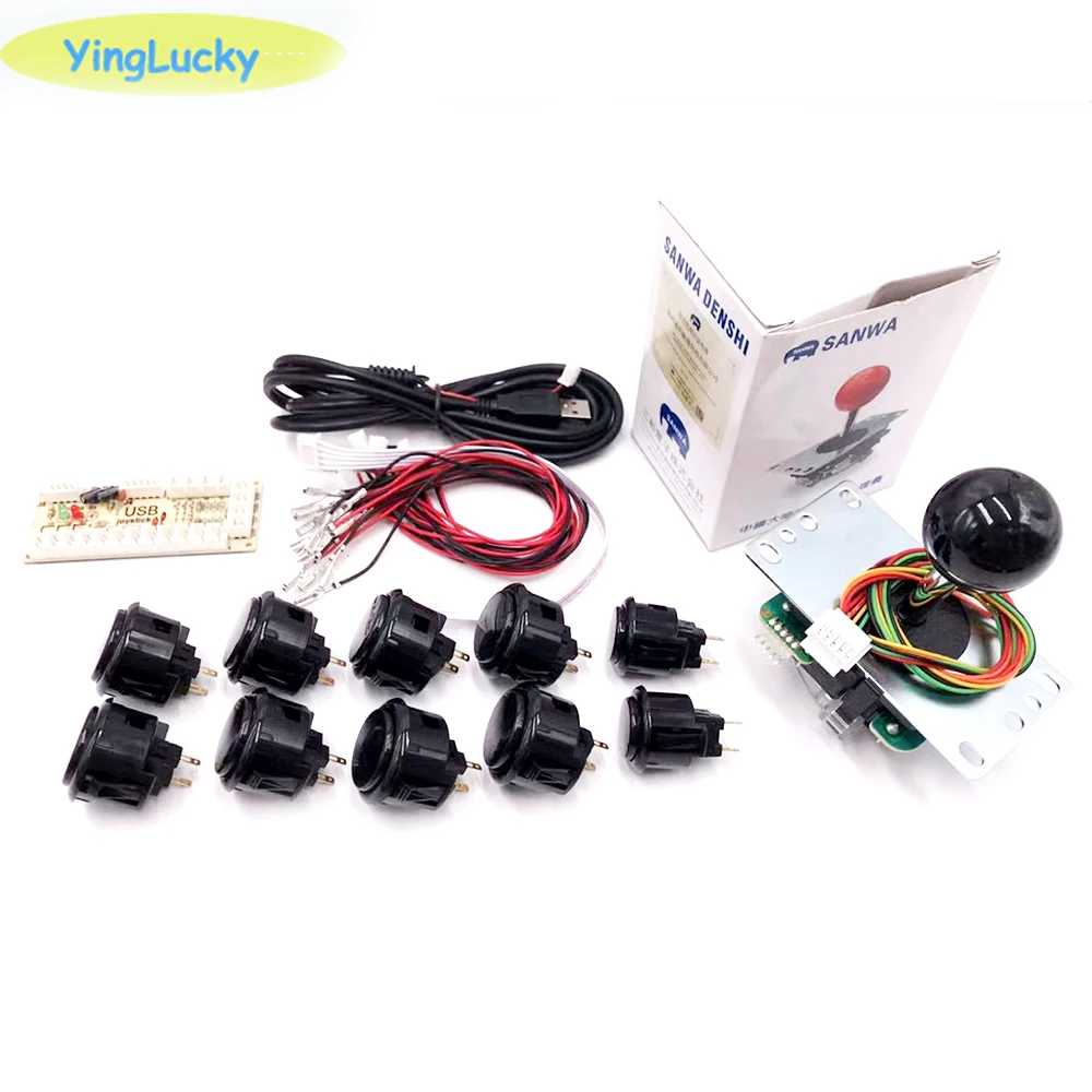 Оригинальный датчик Zero Delay yinglucky Sanwa Japan с USB разъемом Push Btton для ПК нулевой
