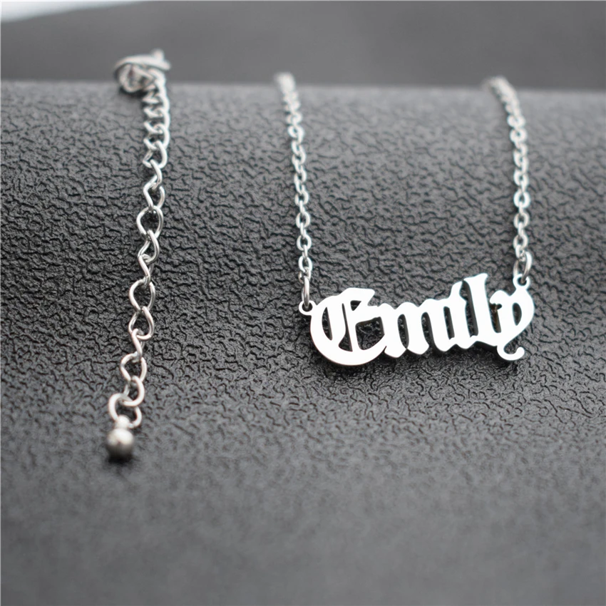 Bahasa Inggris Kuno Nama Kustom Kalung 