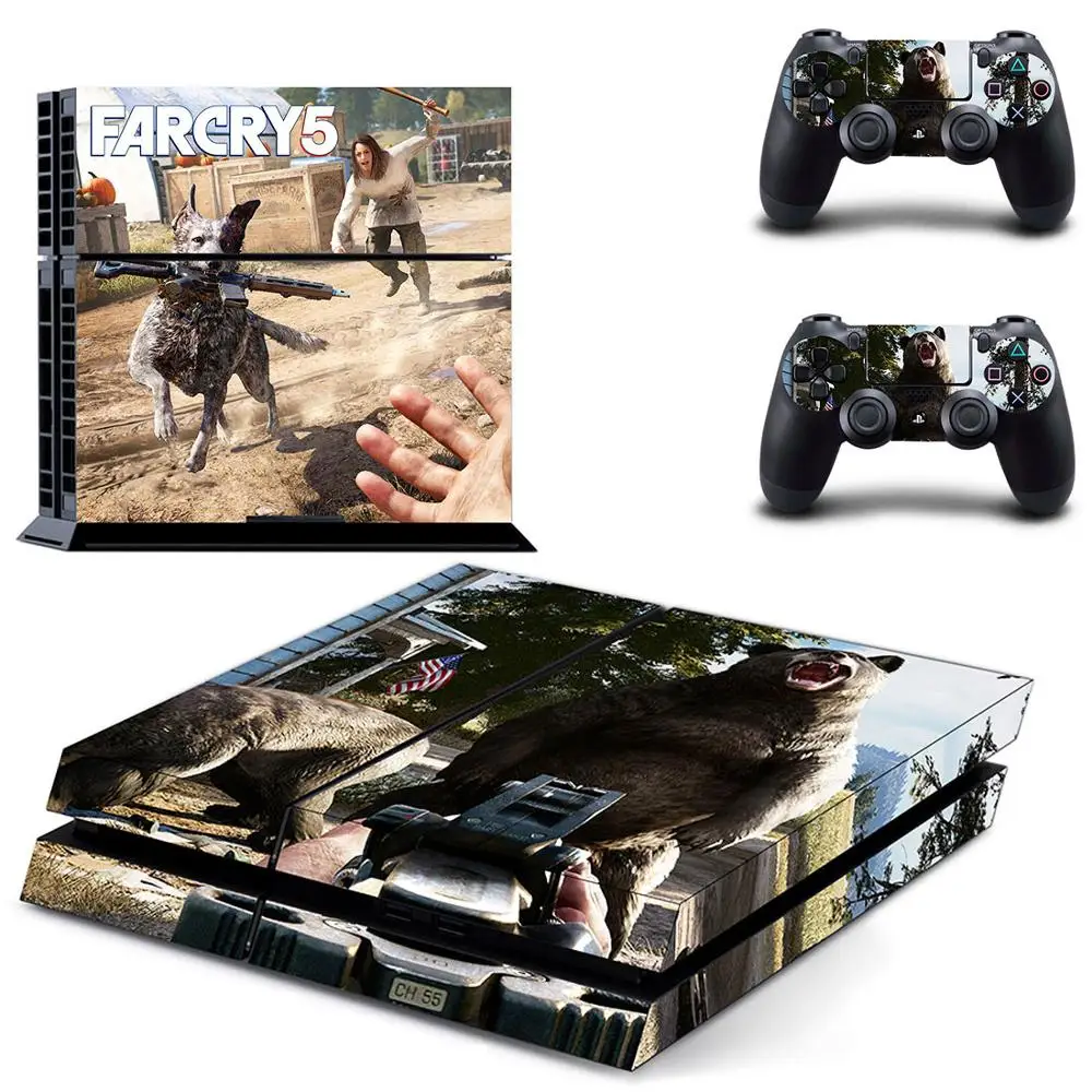 GYTM1515 FARCRY Far Cry 5 PS4 наклейка s Play station 4 кожа наклейки для playstation 4 PS4 консоли и контроллера Скины Виниловые - Цвет: GYTM1515