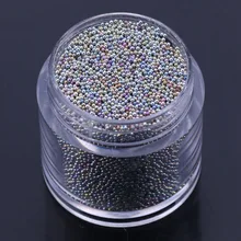 Японский стиль новые продукты Гальваническое стекло бусины Маникюр эльфы бусины 15g-хрустальные пески крошечные бусины розовое золото микро дрель