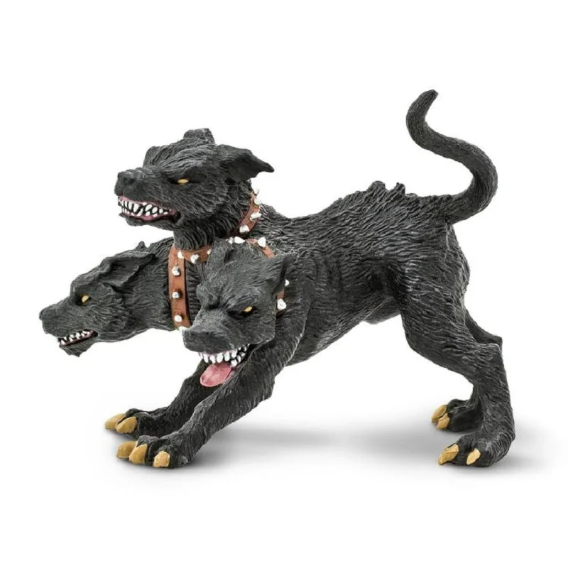 Мифический демон г н Cerberus трехголовая модель собаки животного|Игровые фигурки и