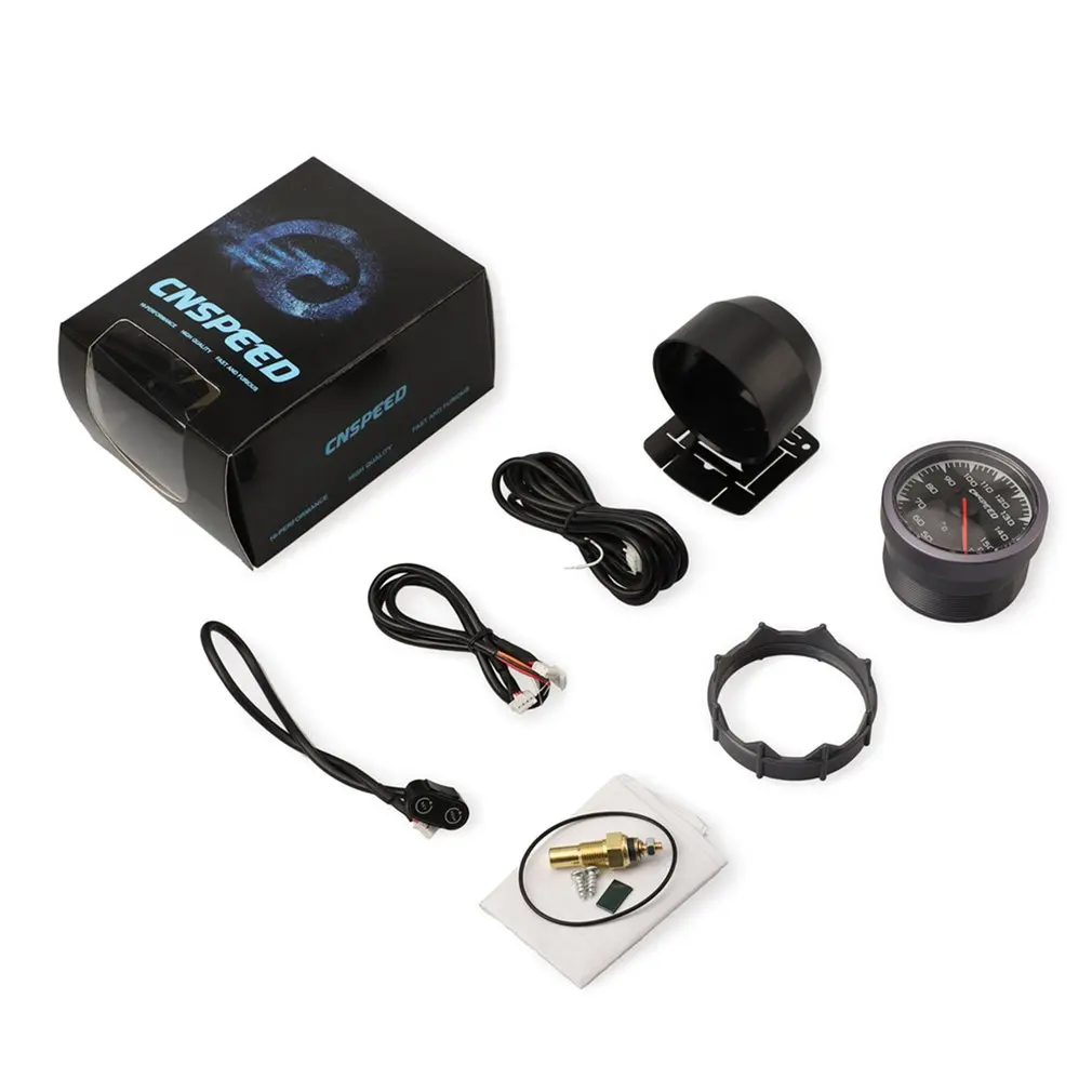 

CNSPEED 2.5inch 60mm Auto Car Oil temp Gauge Meter 7 Colors Backlight Pointer Car Oil Temperature Gauge 50~150 Car Gauge