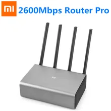 Xiaomi Mi R3P 2600 Мбит/с умный беспроводной маршрутизатор Pro 4 антенна двухдиапазонная 2,4 ГГц/5,0 ггц WiFi сетевое устройство