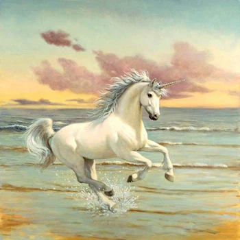

Horse style Embroidery Counted Cross Stitch Kits Needlework - Crafts 14 ct DMC Color DIY Arts Handmade Decor jump horses