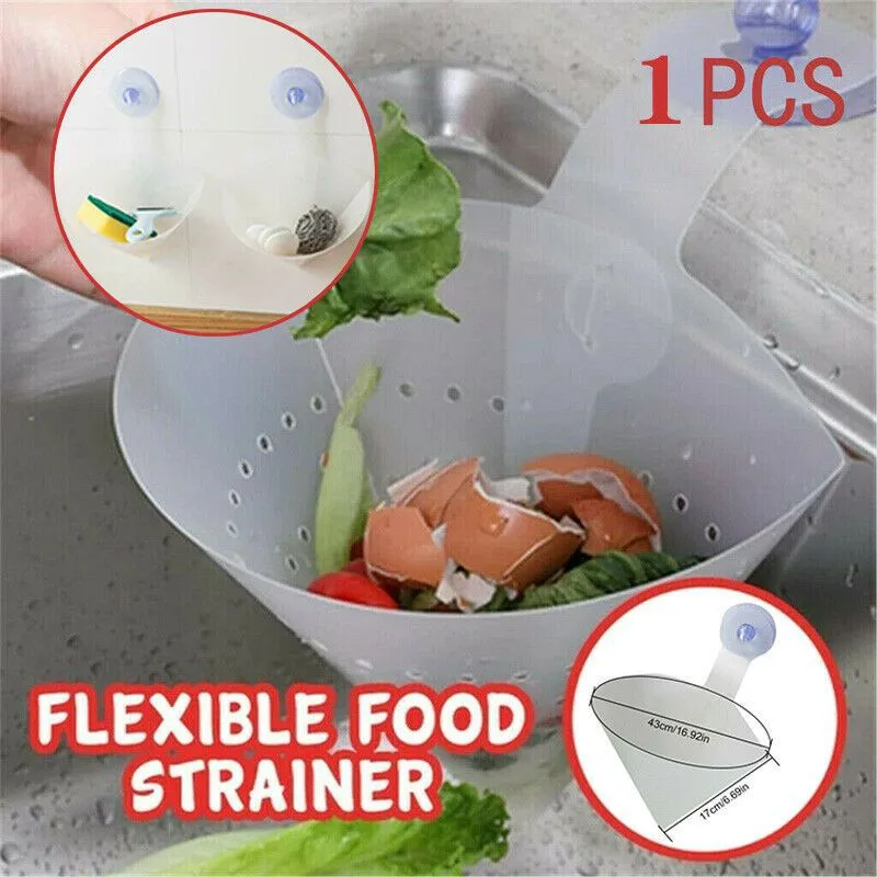 Kitchen Wash Food Snacks Leftovers Soup Filter Self-Standing Anti-Blocking Device