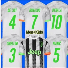 Лидер продаж juve patch Футбольная Футболка DE LIGT Ronaldo home Out 3RD для взрослых, тренировочные ювентусы, футбольная рубашка, размер S-2XL