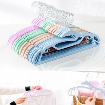 

10PcsDry and wet dual-use non-slip clothes rack clothes rack child drying rack clothes rack household clothes rack clothes rack