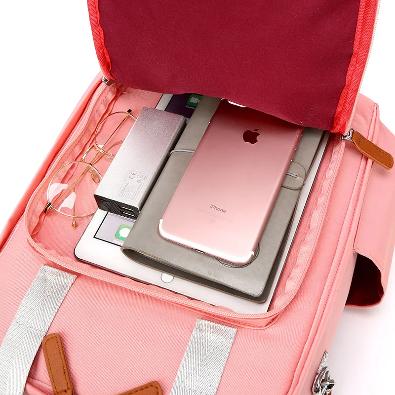 

Portable Mommy Bag Light MOTHER'S Bag Multi-functional Large-Volume Mommy Backpack Japanese Korean Nursing Makeup Backpack Light