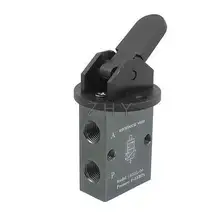 S3HL-06 2 положения 3 способ управления ручкой Пневматический Механический клапан PT 1/8"